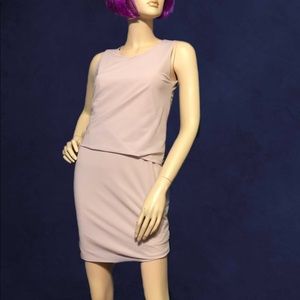 L.A.P. • Nude Layered Minidress/ size (S)